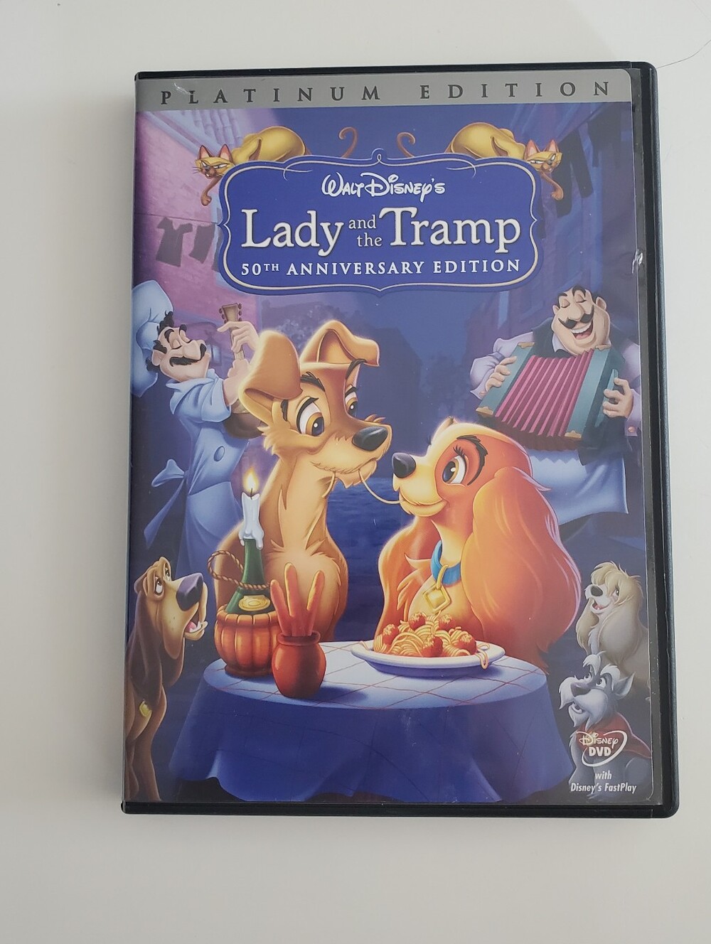 Walt Disney's Lady and the Tramp 50th Anniversary Edition Platinum DVD